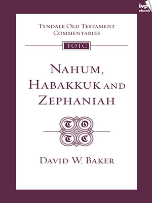 cover image of TOTC Nahum, Habakkuk, Zephaniah